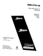 Preview for 1 page of Zenith Sentry 2 SR2031 Operating Manual & Warranty