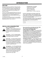 Preview for 4 page of Zenith Sentry 2 SR2500 Operating Manual & Warranty