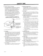 Предварительный просмотр 4 страницы Zenith SENTRY 2 SY1931 Operating Manual & Warranty