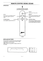 Preview for 10 page of Zenith SENTRY 2 Operating Manual