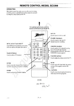 Preview for 11 page of Zenith SENTRY 2 Operating Manual