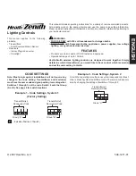 Preview for 1 page of Zenith SL-6037-WH - Heath - Wireless Command User Manual