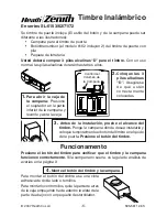 Preview for 6 page of Zenith SL-6153-C - Heath - Basic Series Wireless Door... User Manual