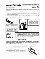 Preview for 11 page of Zenith SL-6153-C - Heath - Basic Series Wireless Door... User Manual