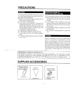 Preview for 5 page of Zenith SLV1340S Operating Manual & Warranty