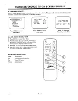 Preview for 11 page of Zenith SR1324 Operating Manual & Warranty