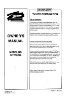 Preview for 31 page of Zenith SRV1320S Operating Manual & Warranty