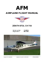 Zenith STOL CH750 Airplane Flight Manual preview
