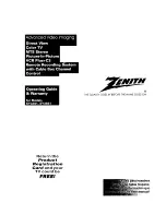 Preview for 1 page of Zenith SY3281 Operating Manual & Warranty