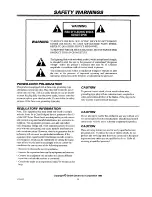 Preview for 2 page of Zenith SY3588 Operating Manual & Warranty