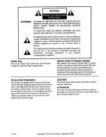 Preview for 2 page of Zenith SYSTEM 3 Series Operating Manual & Warranty