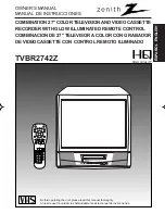 Preview for 1 page of Zenith TVBR2742Z Owner'S Manual