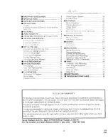 Preview for 2 page of Zenith TVSB1320V Operating Manual & Warranty