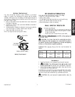 Preview for 7 page of Zenith WC-6053-WH - Heath - Motion Light Set User Manual