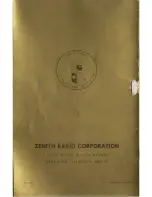 Preview for 18 page of Zenith X960 Operating Manual