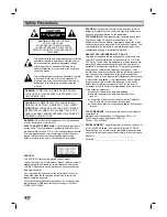 Предварительный просмотр 2 страницы Zenith XBR411 Installation And Operating Manual