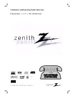 Zenith XBR413 - DVD Player/Recorder And VCR Combo Installation And Operating Manual preview