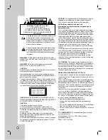 Preview for 2 page of Zenith XBR716 - DVD recorder/ VCR Combo Installation And Operating Manual