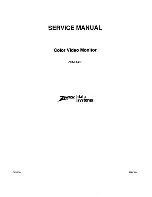 Предварительный просмотр 134 страницы Zenith Z-100 PC series Service Manual