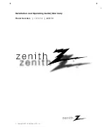 Zenith Z23LZ6R - 23" LCD HDTV Installation And Operating Manual preview