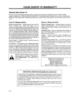 Preview for 45 page of Zenith Z50Z83D Operation Manual & Warranty