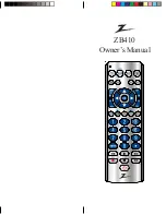 Zenith ZB410 Owner'S Manual preview