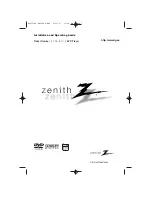 Zenith ZDA-810 Installation And Operating Manual предпросмотр