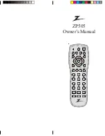 Zenith ZP505 Owner'S Manual preview