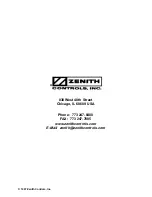 Предварительный просмотр 37 страницы Zenith ZTSH Series Operation And Maintenance Manual