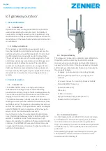 Preview for 1 page of Zenner 2ACOA-OD2 Installation And Operating Instructions Manual