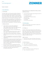 Preview for 4 page of Zenner INDOOR T+H SENSOR LoRa Sz204 868 ID IP40 Assembly And Operating Instructions Manual