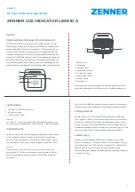 Preview for 1 page of Zenner L868 ID A Installation And Operating Instruction