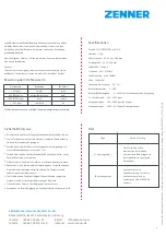 Preview for 3 page of Zenner L868 ID A Installation And Operating Instruction