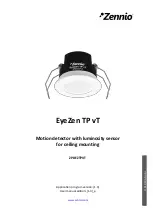 Zennio EyeZen TP vT User Manual preview