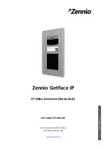 Zennio GetFace IP ZVP-CAM User Manual preview