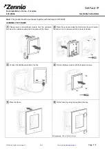 Zennio GetFace IP ZVP-FFRA1 Assembly Instructions Manual предпросмотр