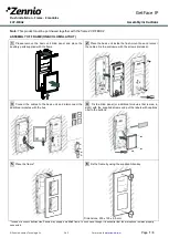 Предварительный просмотр 2 страницы Zennio GetFace IP ZVP-FFRA1 Assembly Instructions Manual