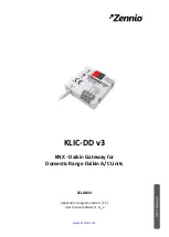 Предварительный просмотр 1 страницы Zennio KLIC-DD v3 User Manual