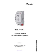 Zennio KLIC-SG vT User Manual preview