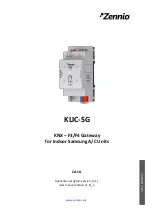 Предварительный просмотр 1 страницы Zennio KLIC-SG User Manual