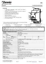 Zennio KNX ZRX-KCI4SO Technical Documentation предпросмотр