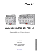 Preview for 1 page of Zennio MAXinBOX SHUTTER 4CH User Manual