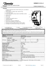 Zennio MINiBOX 25v2 Manual preview