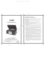 Zennox D3939 Operation Manual preview