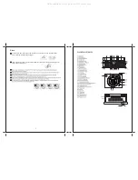 Preview for 4 page of Zennox D3939 Operation Manual