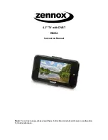 Zennox D5254 Instruction Manual preview