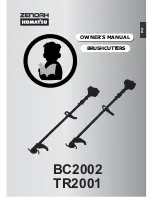 Zenoah BC2002 Owner'S Manual preview