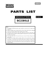 Preview for 3 page of Zenoah BC340WE Parts Catalog