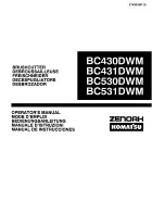 Zenoah BC430DWM Operator'S Manual предпросмотр