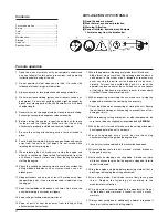 Предварительный просмотр 2 страницы Zenoah BC4310FW Owner'S Manual